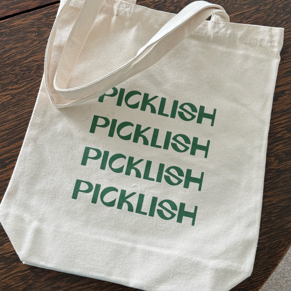 Picklish Canvas Tote Bag